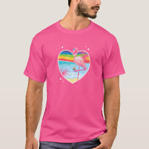 Camiseta Lgbt Orgullo Gay Movimiento Social Flamingo Heart