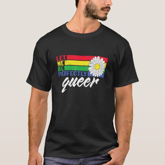Camiseta Lgbt Orgullo Gay Movimiento Social Perfectamente Q (Anverso)