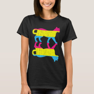 Camiseta Lgbt Pan Orgullo Pansexualidad Bandera Mascota Ani