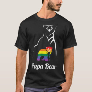 Camiseta LGBT: Papá lleva orgullo gay, igualdad de derechos