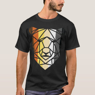 Camiseta LGBT: Papa Mens Gay Pride Mes - Gay Bea geométrica