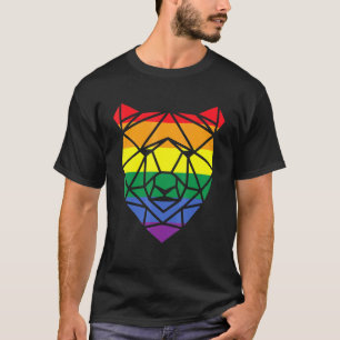 Camiseta Lgbt Papa Mens Mes del Orgullo Gay - Gay Bea Geomé