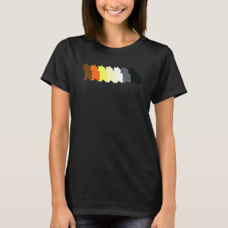 Camiseta Lgbt Papa Mens Mes del Orgullo Gay Sentado Oso Gay