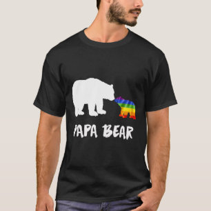 Camiseta Lgbt Papa Osea A Dad Lesbian Gay Biual Transgender