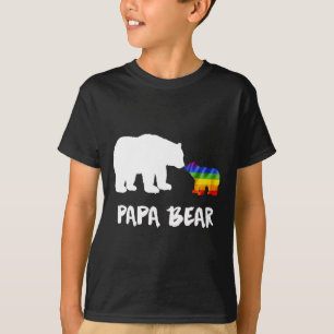 Camiseta Lgbt Papa Osea A Dad Lesbian Gay Biual Transgender