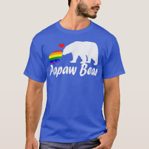 Camiseta Lgbt Papaw Oso Orgullo Gay Derechos Iguales Rainbo