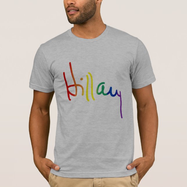 Camiseta LGBT para Hillary Clinton (Anverso)