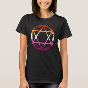 Camiseta Lgbt Pentagram Goat Gótico Lesbiana