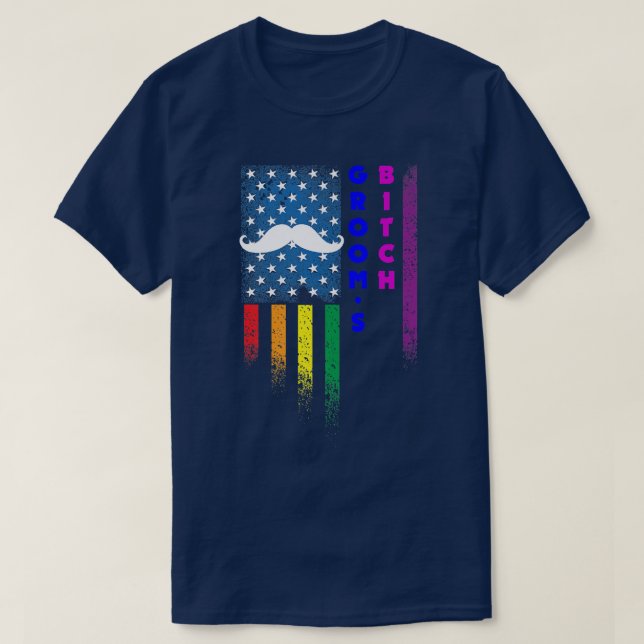 Camiseta Lgbt Pride Gay Bachelor Party Engagement1347  (Diseño del anverso)