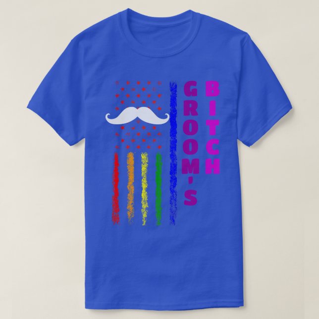 Camiseta Lgbt Pride Gay Bachelor Party Engagement 1340  (Diseño del anverso)