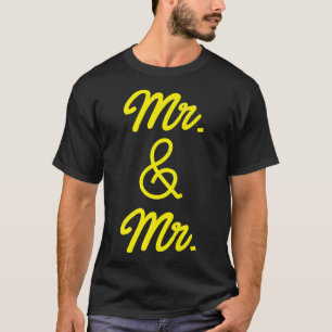 Camiseta Lgbt Pride Gay Bachelor Party Mr And Mr Engagement