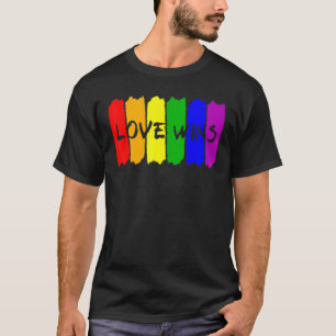 Camiseta Lgbt Pride Love gana Rainbow Support Gay Lesbian