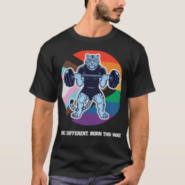 Camiseta LGBT Pride Tiger Lifter Gym Shirt — Born This Way