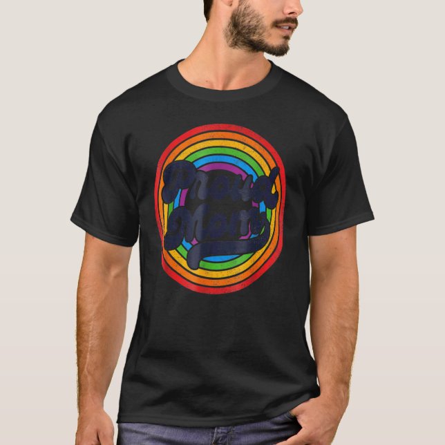 Camiseta Lgbt Proud Mom, Gay Pride Lgbt Ally Rainbow, Mothe (Anverso)