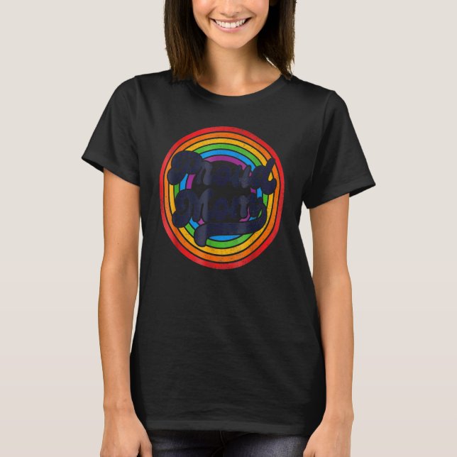 Camiseta Lgbt Proud Mom, Gay Pride Lgbt Ally Rainbow, Mothe (Anverso)