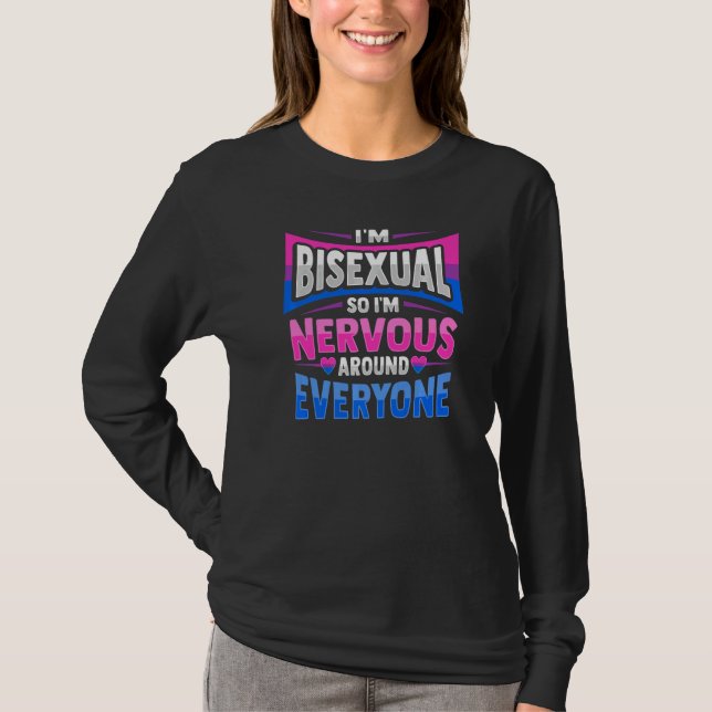 Camiseta Lgbt Queer Para Un Bisexual (Anverso)