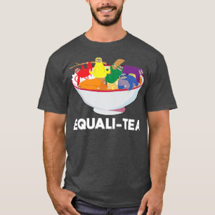 Camiseta Lgbt Ramen Sloth Equali-tea Orgullo Gay Bandera Lg