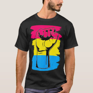 Camiseta Lgbt Resista A La Primera Mano Vintage Bandera Pan