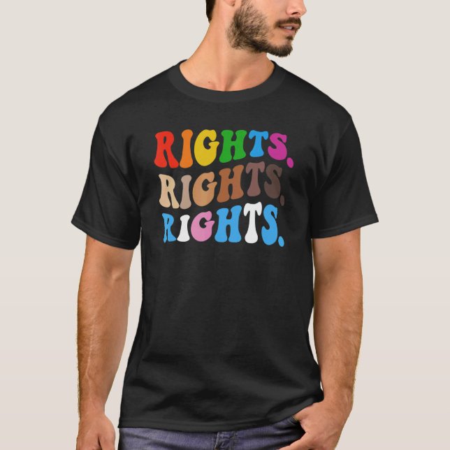 Camiseta Lgbt Rights Blm Rights Lgbtq Lesbiana Gay (Anverso)