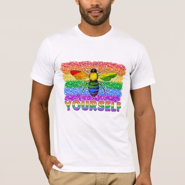 Camiseta LGBT sé tú mismo (Anverso)