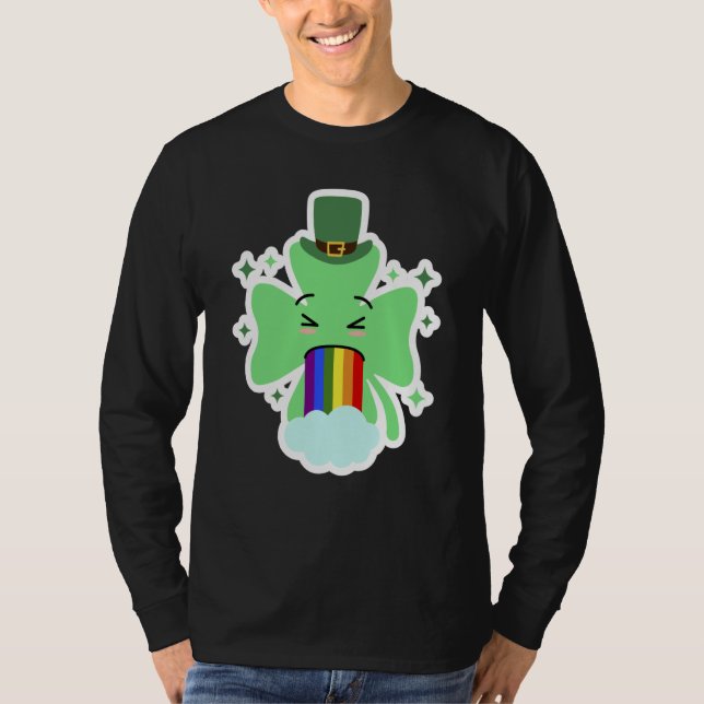 Camiseta LGBT Shamrock Drinking St Patricks Paddys Day Team (Anverso)