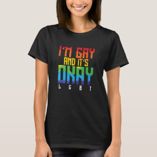 Camiseta LGBT Soy gay y está bien