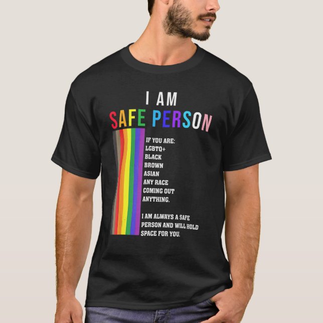 Camiseta Lgbt Soy Una Persona Segura Y Tendré Espacio Para  (Anverso)