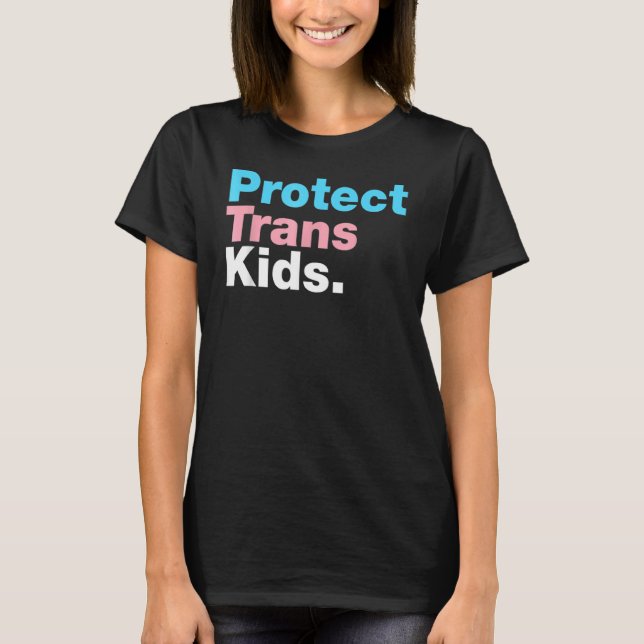 Camiseta Lgbt Support Protect Trans Kid Lgbt Pride (Anverso)