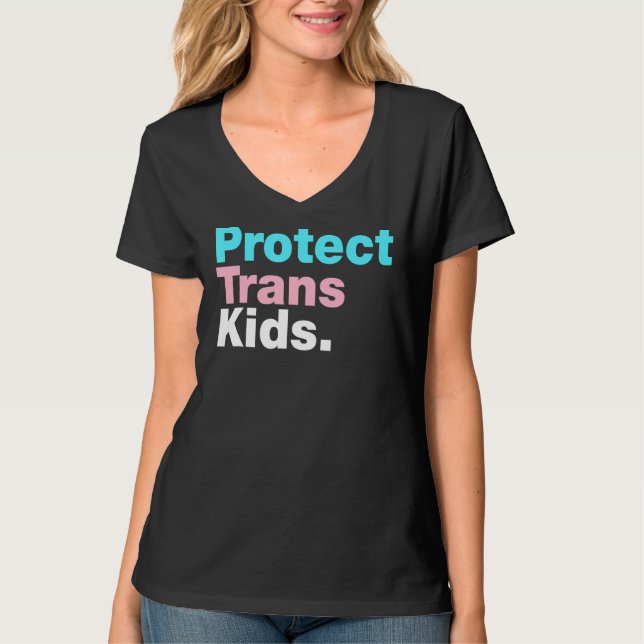Camiseta Lgbt Support Protect Trans Kid Lgbt Pride (Anverso)