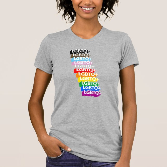 CAMISETA LGBTQ 3D (Anverso)