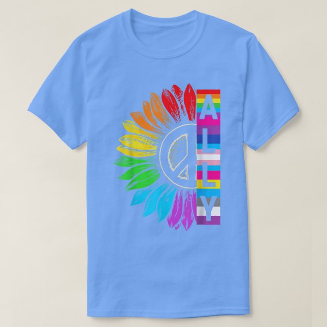 Camiseta LGBTQ Aliado LGBT para hombres de orgullo gay Niño (Diseño del anverso)