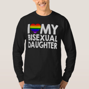 Camiseta Lgbtq Amo A Mi Hija Bisexual