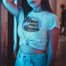 Camiseta LGBTQ: Bandera Trans - Aquí y Queer