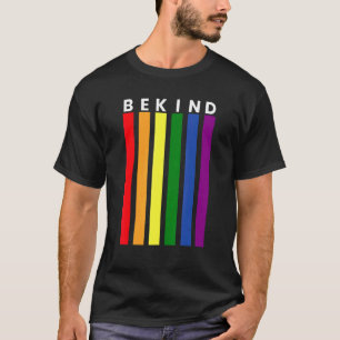 Camiseta Lgbtq Be Kind Be You Lgbt Ally Rainbow Pride Lgbt
