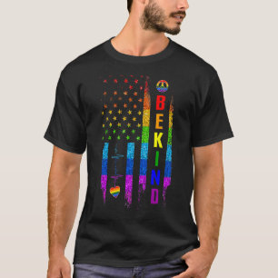 Camiseta Lgbtq Be Kind Gay Pride Lgbt Arcoiris Bandera Esta