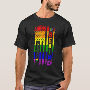 Camiseta Lgbtq Be Kind Gay Pride Lgbt Arcoiris Bandera Esta