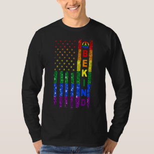 Camiseta Lgbtq Be Kind Gay Pride Lgbt Arcoiris Bandera Esta