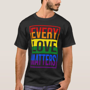 Camiseta LGBTQ Cada amor importa