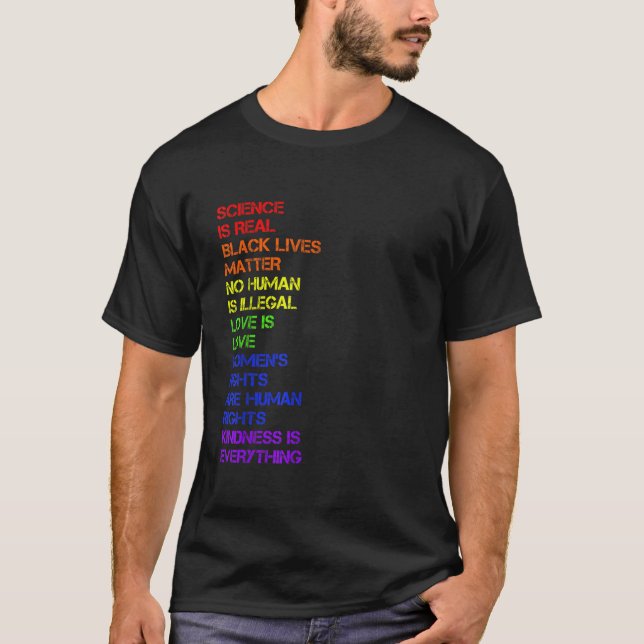 camiseta LGBTQ con vidas negras (Anverso)