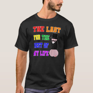 Camiseta Lgbtq Encajada La Última P Para El Resto De Mi Vid