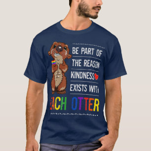 Camiseta LGBTQ Gay Pride Month Otter Kindness Exists With E