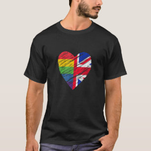 Camiseta Lgbtq Gran Bretaña Orgullo Gay Gay Lésbica