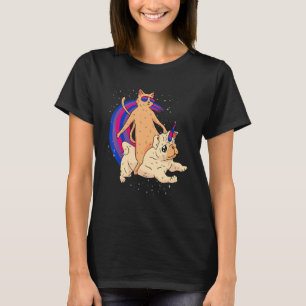 Camiseta Lgbtq Kitty Perro Arcoiris Bisexual Orgullo Lgbtq 