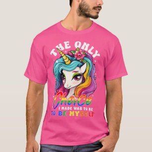 Camiseta LGBTQ La Única Elección Que Hice Fue Ser Mys