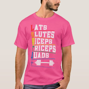 Camiseta Lgbtq Lats Glúteos Bíceps Tríceps Cuádriceps Levan