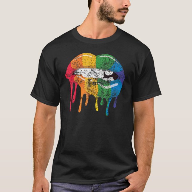Camiseta Lgbtq Orgullo Gay Del Límite De Derretimiento Del  (Anverso)