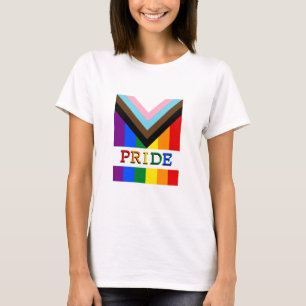 Camiseta LGBTQ & Orgullo - Moda de la bandera del progreso