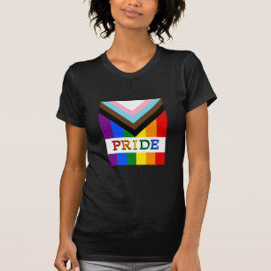 Camiseta LGBTQ & Orgullo - Moda de la bandera del progreso