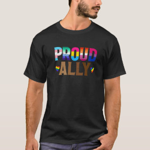 Camiseta Lgbtq Orgullo Negro Orgullo Aliado Lesbiana Gay Bi