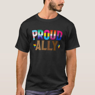 Camiseta Lgbtq Orgullo Negro Orgullo Aliado Lesbiana Gay Bi